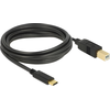 Image de DELOCK Kabel USB 2.0 C > B 3.0m schwarz