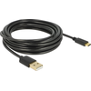 Image de DELOCK Kabel USB 2.0 A > C 4.0m schwarz