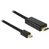 Image de Câble De Raccordement Delock Hdmi / Mini-display Fiche Mâle Mini Displayport, Fiche Mâle Hdmi-a 2 M