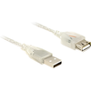 Image de DELOCK USB Verl. A -> A St/Bu 5.00m transparent