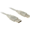 Image de DELOCK Câble USB A -> B St/St 3.00m transparent