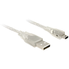 Image de USB Kabel Delock A -> Mini-B St/St 2.00m transparent