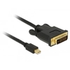 Image de DeLOCK 83989 câble vidéo et adaptateur 2 m Mini DisplayPort DVI-D Noir - Neuf