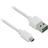 Image de Câble EASY USB 2.0 A vers Micro-B, 2 m, double, blanc