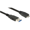 Image de DELOCK USB Kabel USB3.0 A -> Micro-B St/St 2.00m schw