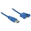 Image de DeLOCK USB 3.0 A, 1m câble USB USB 3.2 Gen 1 (3.1 Gen 1) USB A Bleu - Neuf