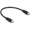 Image de DeLOCK 0.25m, 2x3.5mm câble audio 0,25 m 3,5mm Noir - Neuf