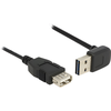 Image de DELOCK Easy-USB-Kab.2.0 A(gewink. ob/un) -> A-Bu 0.5m schw