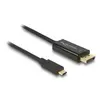 Image de Delock 85255 USB Kabel Delock C -> DP 4K 60Hz St/St 1.00m