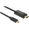 Image de Delock 85291 USB Kabel Delock C -> HDMI-A 4K 60Hz St/St 2.00m sw