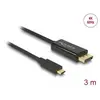Image de Delock 85292 USB Kabel Delock C -> HDMI-A 4K 60Hz St/St 3.00m sw