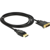 Image de Delock 85313 DELOCK Kabel DP 1.2 -> DVI (24+1) St/St 2.0m schwarz