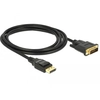 Image de DeLOCK 85313 câble vidéo et adaptateur 2 m DisplayPort DVI-D Noir - Neuf