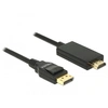 Image de Delock 85317 DELOCK Displayport Kabel DP -> HDMI St/St 4K 2.00m schwarz