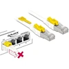 Image de DELOCK RJ45 Kabel Cat 6A Secure 0.5m St/St