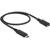 Image de Câble d'extension USB-C Delock mâle-femelle, 10 Gbit/s, 60 W PD, 4K, 0,5 m