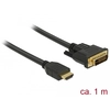 Image de DeLOCK 85652 câble vidéo et adaptateur 1 m HDMI Type A (Standard) DVI Noir - Neuf