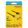 Image de DELOCK Lade-/Datenkabelset magnetisch USB > Micro-B/USB-C