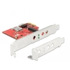 Image de DeLOCK 91748 lecteur de carte mémoire PCI Express Interne Métallique, Rouge - Neuf