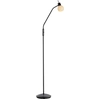 Image de Lampadaire LED - H 162 cm - 1 ampoule - Noir - Métal
