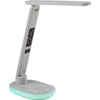 Image de Lampe de bureau LED - H 54 cm - blanc - plastique - intensité lumineuse variable - avec changement de couleur RGB