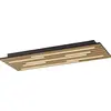Image de Plafonnier LED JUST LIGHT 15591-79, 25 W, 3000 K, 3400 lm, blanc chaud, IP20, bois/noir