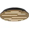 Image de Plafonnier LED JUST LIGHT 15592-79, 12 W, 3000 K, 1700 lm, blanc chaud, IP20, bois/noir