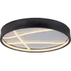Image de Plafonnier LED JUST LIGHT 14091-18, 33 W, 3000 K, 4250 lm, blanc chaud, IP20, noir