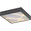 Image de Plafonnier LED JUST LIGHT 14092-18, 28 W, 3000 K, 3500 lm, blanc chaud, IP20, noir