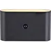Image de Applique murale à LED rechargeable JUST LIGHT 19475-18, 3 W, 3000 K, 330 lm, blanc chaud, IP44, noir