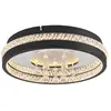 Image de JUST LIGHT HANNI Plafonnier LED blanc chaud 20 W noir 15217-18