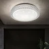 Image de Leuchten Direkt - Plafonnier Led Cct Plafonnier Lampe De Salon Lampe De Salon, Cristaux Ciel Étoilé, Acier, 22w 1980lm 3000k, D X H 40 X 11 Cm