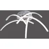 Image de Plafonnier LED, métal, acier, blanc, D 45 cm