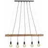 Image de Leuchten Direkt - Vintage Pendule Plafonnier Luminaire Poutres En Bois Suspension Lampe Salon Spots Luminaires Direct 15515-18