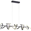 Image de Lampe LED à suspendre, noire, variateur, courbe, L 99 cm