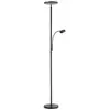 Image de Lampadaire LED, intensité lumineuse variable, spots réglables, H 193 cm, HANS