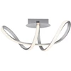 Image de JUST LIGHT MARIA LED Plafonnier blanc chaud 15,5W argent/blanc 15403-95