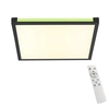 Image de LeuchtenDirekt Panneau LED noir 45x45cm 28W 1400lm RGB CCT 2700-6500K Dimmable avec télécommande