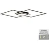 Image de Plafonnier LED, noir, interrupteur de série, L 106 cm