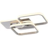 Image de Plafonnier LED SEVENT 36 W, 3000 K, 2100 lm, métal blanc argenté, dimensions : 8,7 x 46 x 39,4 cm, IP20, Leuchten Direkt