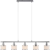 Image de Suspension chrome, fer, L 90 cm