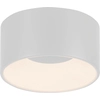 Image de Plafonnier à LED - Ø 16 cm - blanc - plastique - intensité lumineuse variable