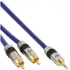 Image de InLine 4043718032006 câble audio 2 m 2 x RCA 3,5mm Bleu - Neuf