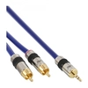 Image de InLine 4043718032105 câble audio 5 m 3,5mm 2 x RCA Bleu - Neuf