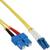 Image de InLine® LWL Duplex Kabel, LC/SC, 9/125µm, OS2, 10m
