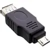Image de InLine® adaptateur Micro-USB, Micro-A mâle à USB A femelle