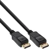 Image de InLine® 17111P Câble DisplayPort, noir, e contacts, 1,5m