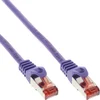 Image de InLine® 76412P Patchkabel, S/FTP (PiMf), Cat.6, 250MHz, PVC, Kupfer, violet, 1,5m