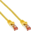 Image de InLine® 76412Y Câble patch, S/FTP (PiMf), Cat.6, 250MHz, PVC, cuivre, jaune, 1,5m