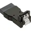 Image de InLine® 27700B Adaptateur SATA prise / prise femelle, anguleux vers bas